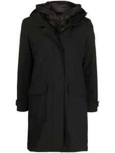 Woolrich manteau mi-long à capuche - Noir