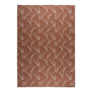 Interieur05 Buitenkleed Deco roest|wit dubbelzijdig - 240x340 cm