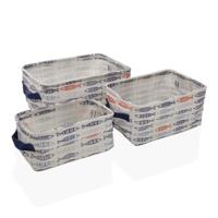 Basket spelset Versa 28 x 18 x 14 cm Vissen Rechthoekig