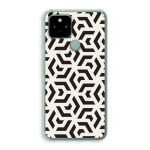 Crazy pattern: Google Pixel 5 Transparant Hoesje