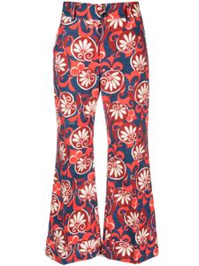 La DoubleJ pantalon Hendrix à coupe évasée - Bleu