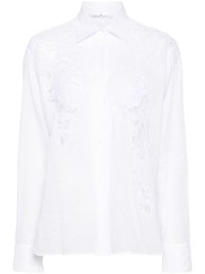 Ermanno Scervino chemise en dentelle - Blanc