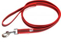 Antislip Hondenriem - 20mm x 2m - Met handvat - Rood