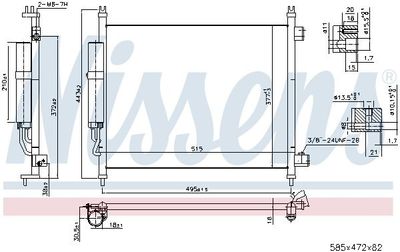 Condensor, airconditioning 940600