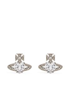 Vivienne Westwood boucles d'oreilles à plaque Orb - Argent