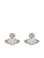 Vivienne Westwood boucles d'oreilles à plaque Orb - Argent