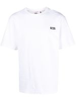 GCDS t-shirt en coton à logo imprimé - Blanc