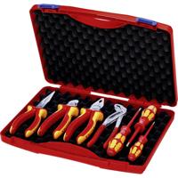 Knipex 00 21 15 Gereedschapsset VDE Incl. koffer 7-delig