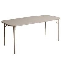 Petite Friture Week-end tuintafel 180x85 met dicht blad dune