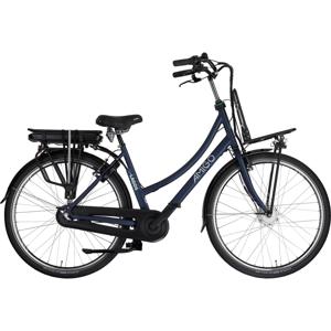 AMIGO Elektrische Transportfiets E-Lagos T2 28 Inch 50 cm Dames 3V V-Brakes Matblauw