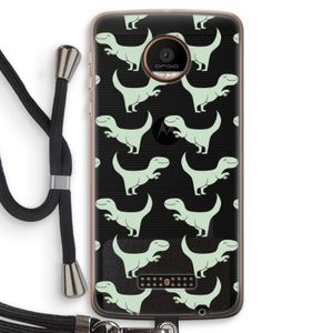 Dinos: Motorola Moto Z Force Transparant Hoesje met koord