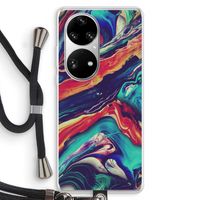 Chameleon Sun: Huawei P50 Pro Transparant Hoesje met koord