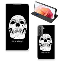 Mobiel BookCase Samsung Galaxy S21 Skull Eyes