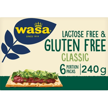 Wasa Lactose Free & Gluten Free Classic 6 Portion 240 g bij Jumbo