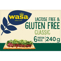 Wasa Lactose Free & Gluten Free Classic 6 Portion 240 g bij Jumbo