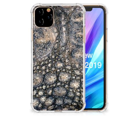 Apple iPhone 11 Pro Max Case Anti-shock Krokodillenprint Apple iPhone 11 Pro Max Case Anti-shock Krokodillenprint