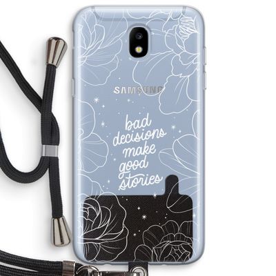 Good stories: Samsung Galaxy J5 (2017) Transparant Hoesje met koord