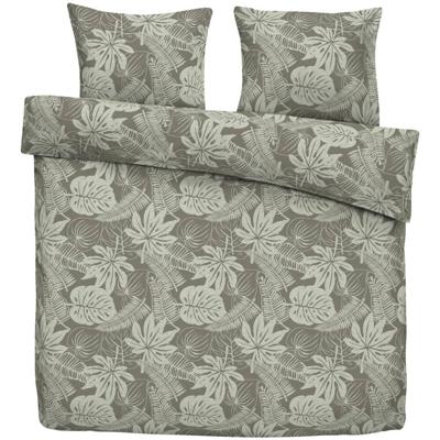 2e Halve Prijs Leen Bakker - Dekbedovertrek Joep - 200x220 Cm - Polyester/Katoen - Groen