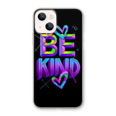 Be Kind: iPhone 13 mini Transparant Hoesje