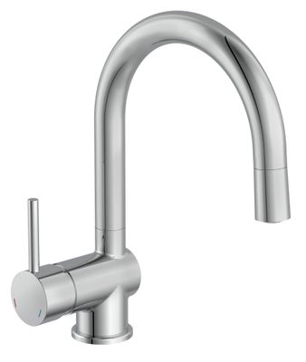 Schutte STELLA LED-ééngreepsmengkraan keuken | chroom 79055