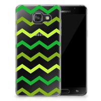 Samsung Galaxy A3 2016 | TPU bumper | Zigzag Groen
