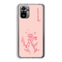 Giving Flowers: Xiaomi Redmi Note 10S Transparant Hoesje