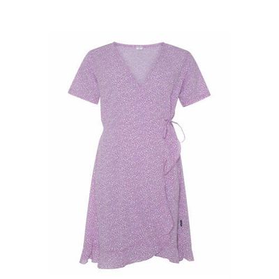 Protest gebloemde wikkeljurk Okara lila Protest gebloemde wikkeljurk Okara lila