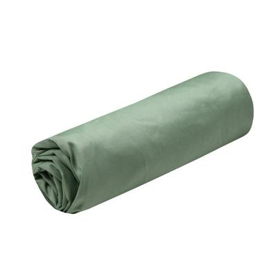 Hoeslaken Elysee - 2-persoons - 160 x 200 cm - saliegroen - premium kwaliteit - percal katoen