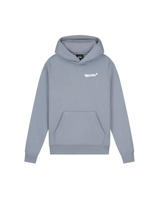 Malelions Hoodie inked - Ice blauw / Wit