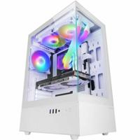 ATX Semi-toren BehuizingMars Gaming MCXOW Wit