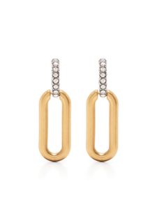 Tory Burch boucles d'oreilles serties de cristal