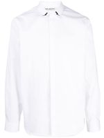 Neil Barrett chemise en coton à imprimé Thunderbolt - Blanc