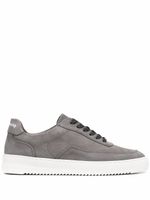 Filling Pieces baskets en cuir - Gris