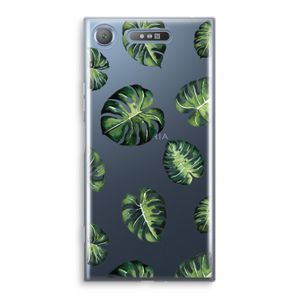 Tropische bladeren: Sony Xperia XZ1 Transparant Hoesje
