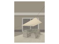 LIVARNO Schaduwdoek 300 x 200 cm (Beige)