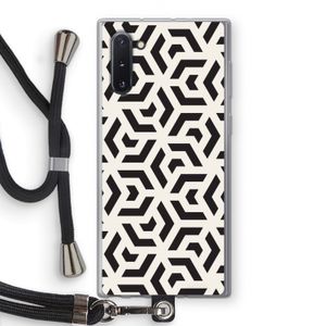 Crazy pattern: Samsung Galaxy Note 10 Transparant Hoesje met koord