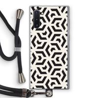 Crazy pattern: Samsung Galaxy Note 10 Transparant Hoesje met koord