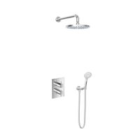 Hotbath Get Together IBS2A Regendoucheset inbouw - 35cm wandarm - 25cm ronde hoofddouche - 3 standen handdouche - chroom IBS2ACR14