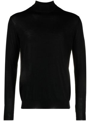 Malo pull à col montant - Noir