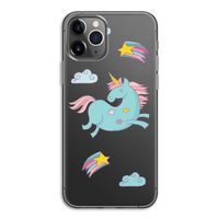 Vliegende eenhoorn: iPhone 11 Pro Transparant Hoesje