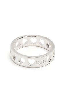 Stolen Girlfriends Club bague Heartless Band en argent sterling