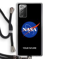 NASA: Samsung Galaxy Note 20 / Note 20 5G Transparant Hoesje met koord