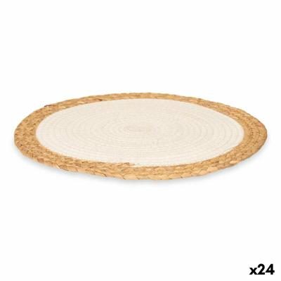 Placemat Wit Katoen Zeealgen (24 Stuks)