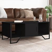 Salontafel 100x51x40 cm bewerkt hout zwart