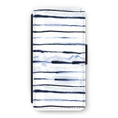 Ink Stripes: iPhone 12 Pro Flip Hoesje