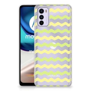 Motorola Moto G42 TPU bumper Waves Yellow