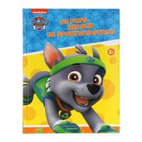 Wins Holland voorleesboek de puppsen redden een sportwedstrijd paw patrol