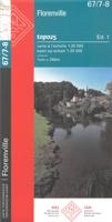 Topografische kaart - Wandelkaart 67/7-8 Florenville - Izel - Chini - Sainte Cécile | NGI - Nationaal Geografisch Instituut