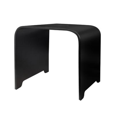 Badkamerkruk Aloni Solid | Vrijstaand | Solid Surface | Vierkant | Zwart
