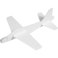 Creativ Company Vliegtuigen, l: 19 cm, b: 17,5 cm, wit, 2 stuk/ 1 doos
